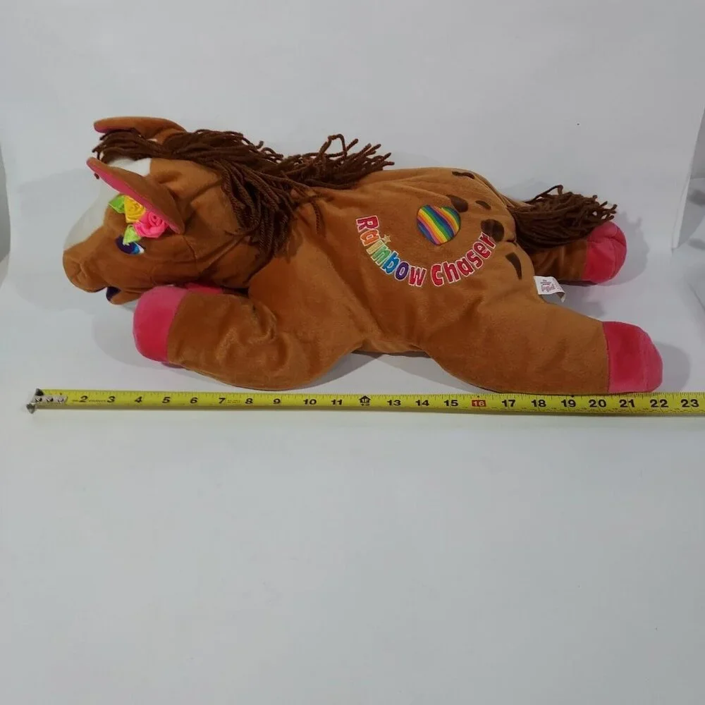 Lisa Frank Rainbow Chaser 22" Brown Horse Plush Vintage 1990's - Picture 10 of 13